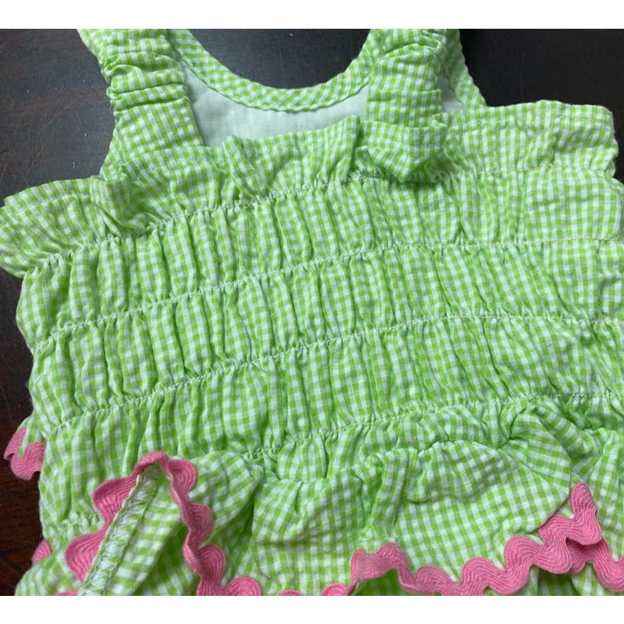 18 months girls gingham swimsuit