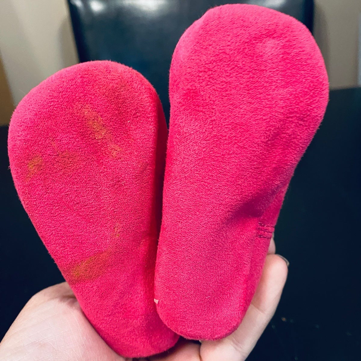 Baby girls size 2 hot pink boots