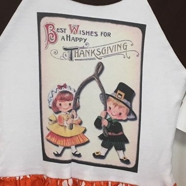 Vintage Thanksgiving size 4 dress