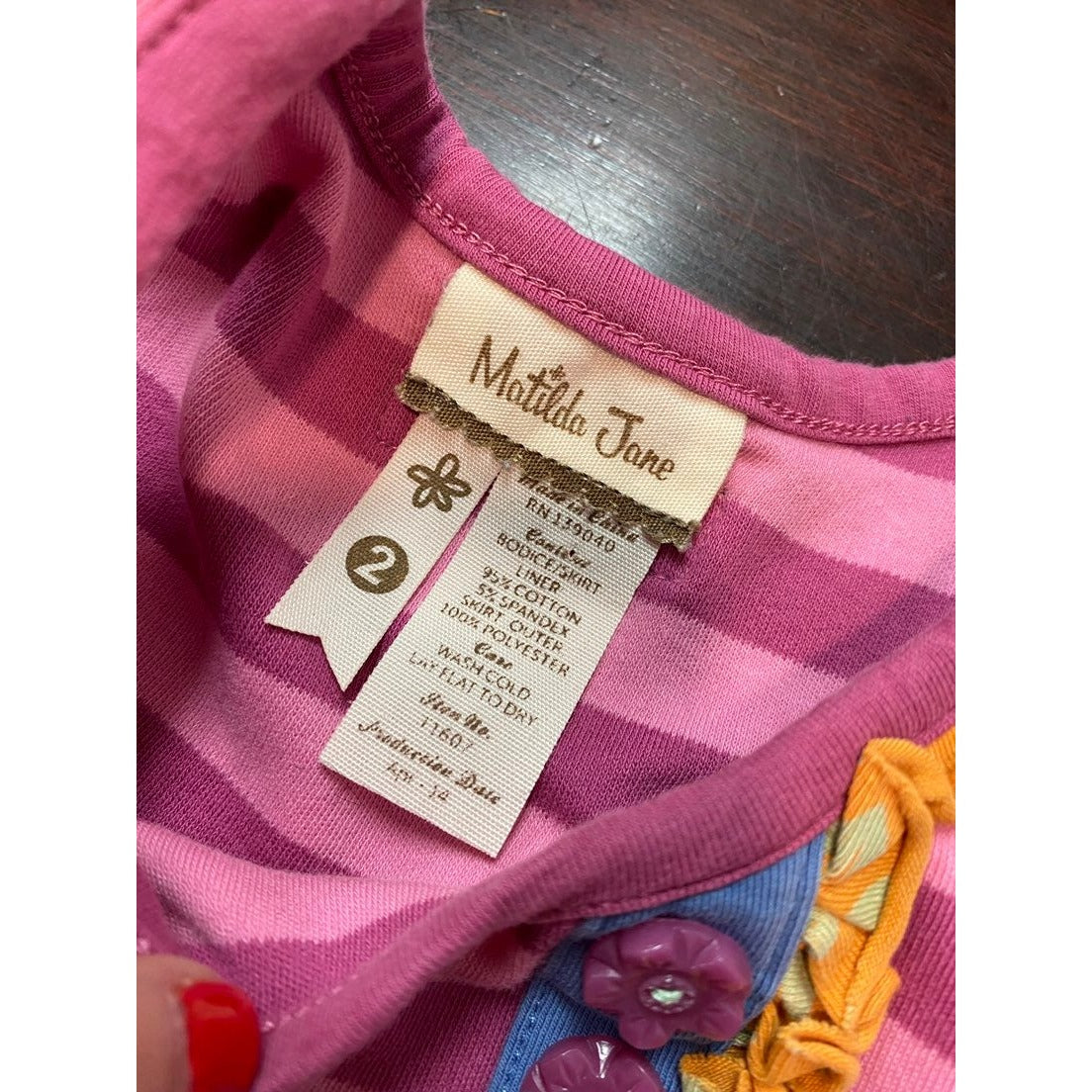 Size 2 Matilda Jane tunic