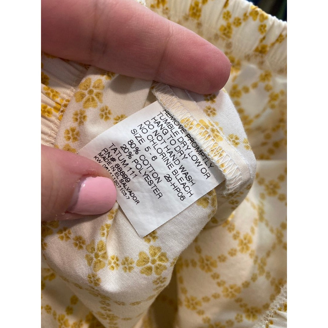 5/6 eleanor rose ruffle pants