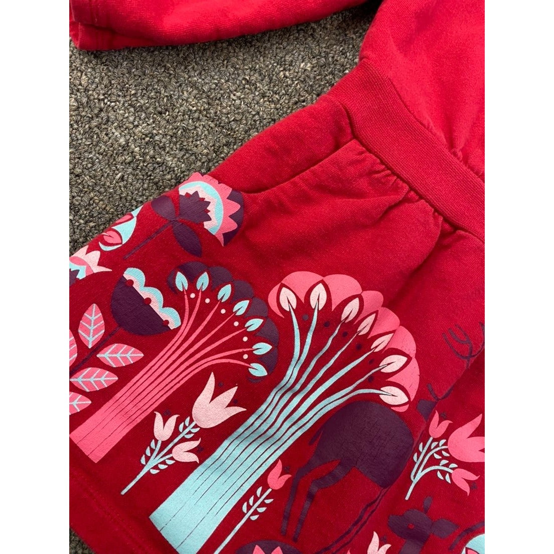 Size 3 tea collection long sleeve red dress