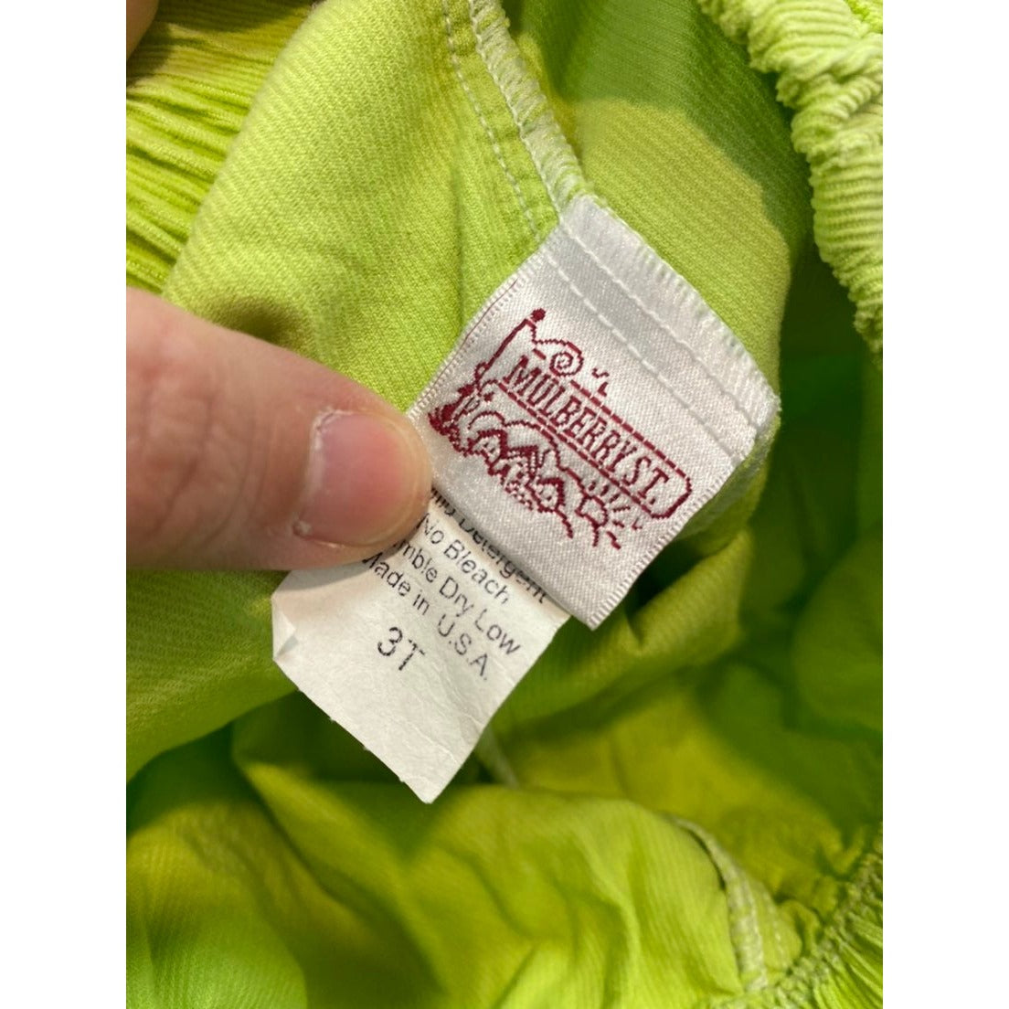 3t green ruffle pants