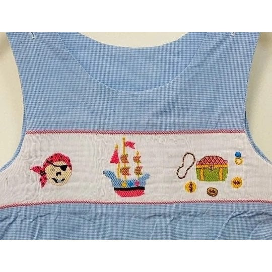 Size 4 smocked pirate dress