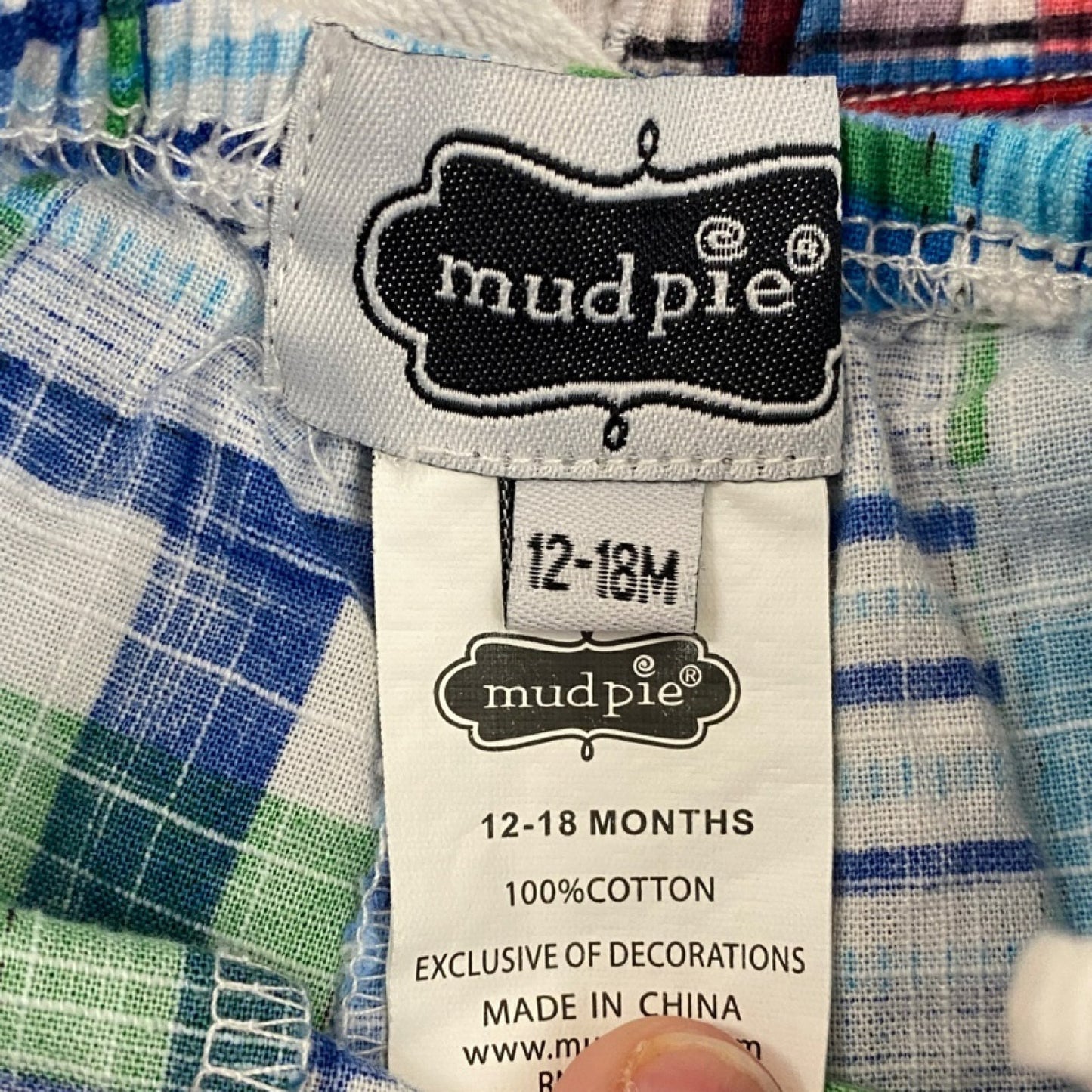 12-18 months mudpie shorts bundle
