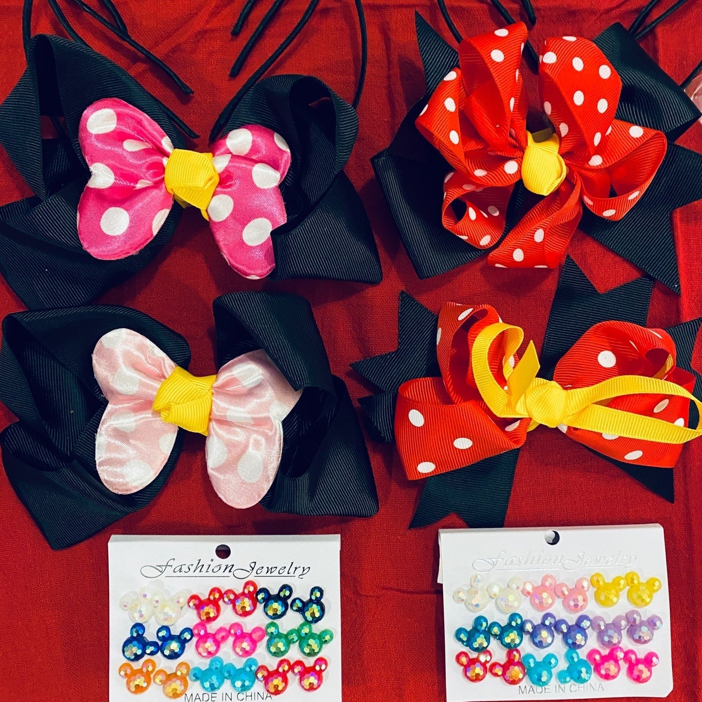New Disney World bundle gift set of bows and headbands