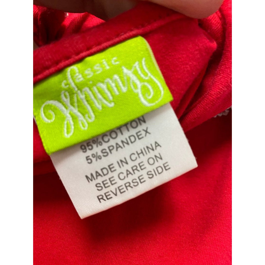 3T red ruffle Dress