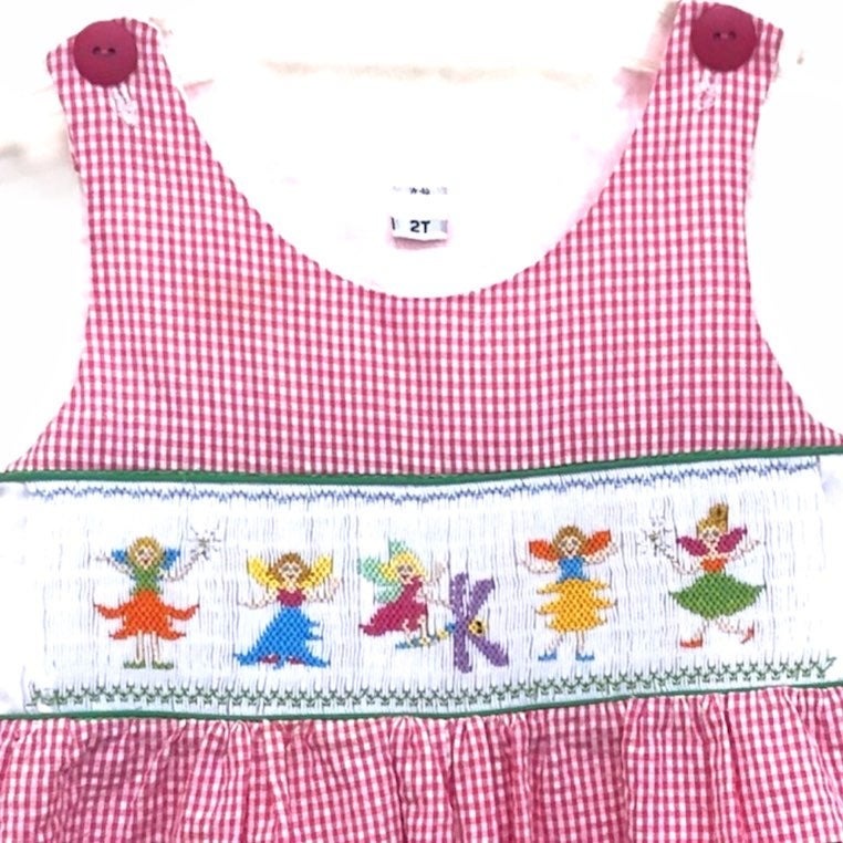2t smocked fairy dress