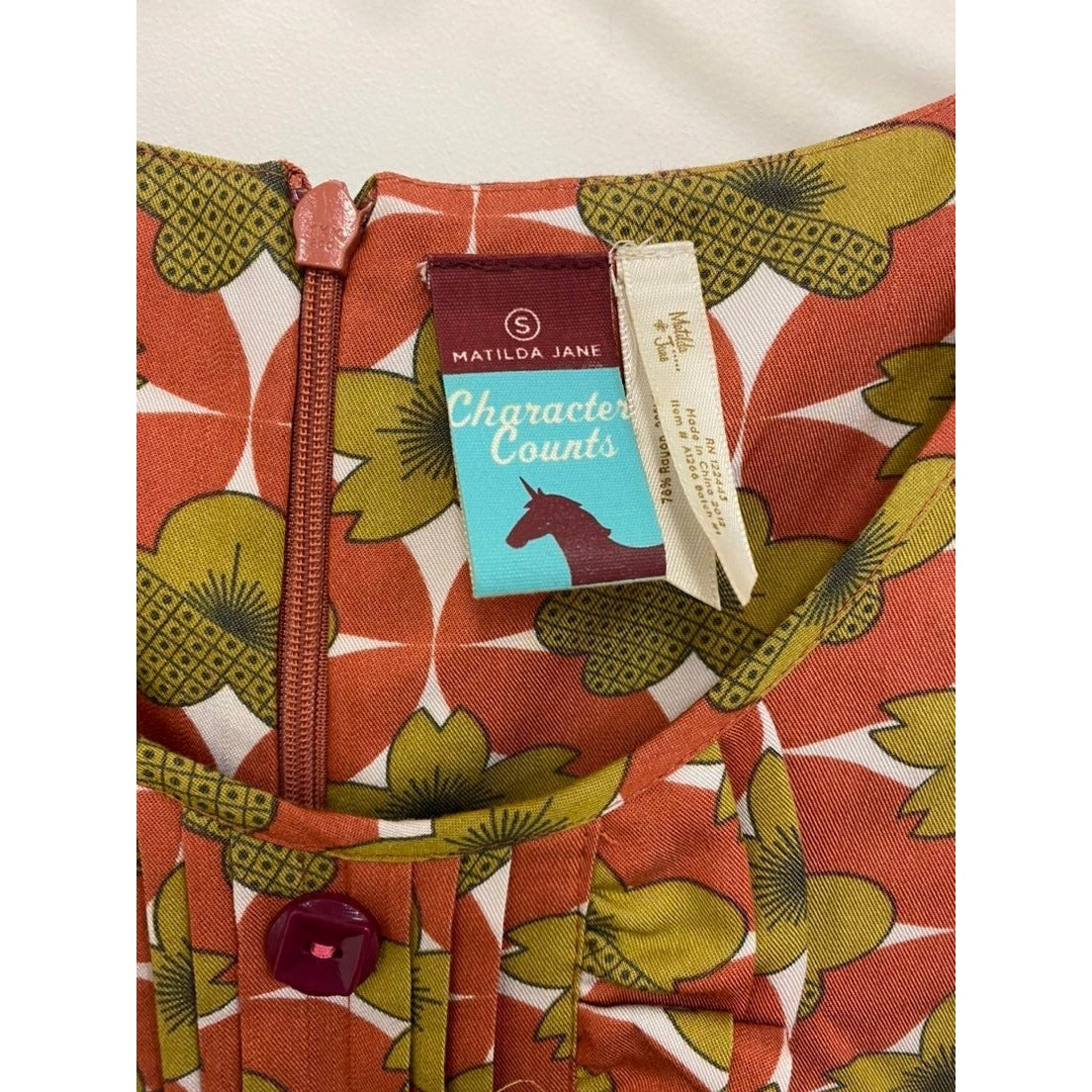 Small Matilda Jane Character counts Mama dress