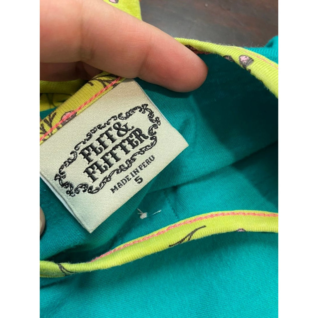 Size 5 Flit & Flitter long sleeve top