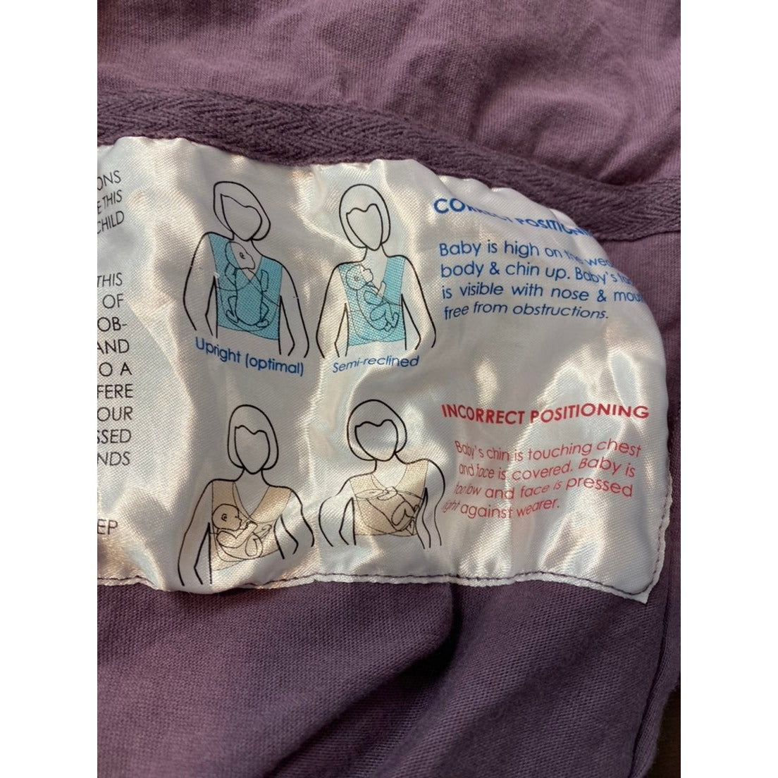 Purple Baby K'tan Carrier Small