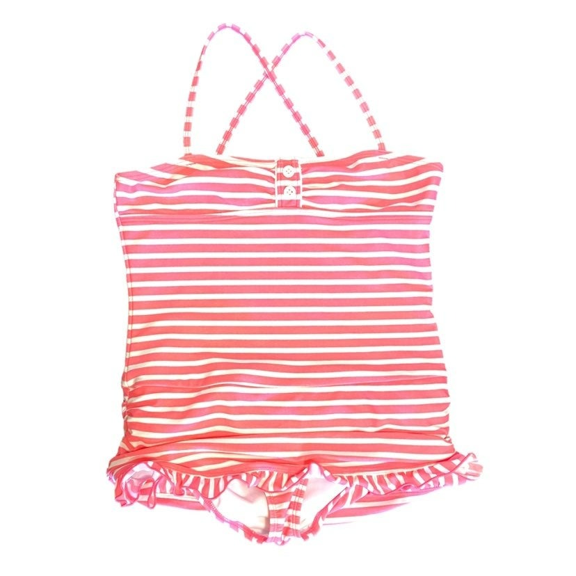 Size 12 girls Lands' End ruffle Swimsuit