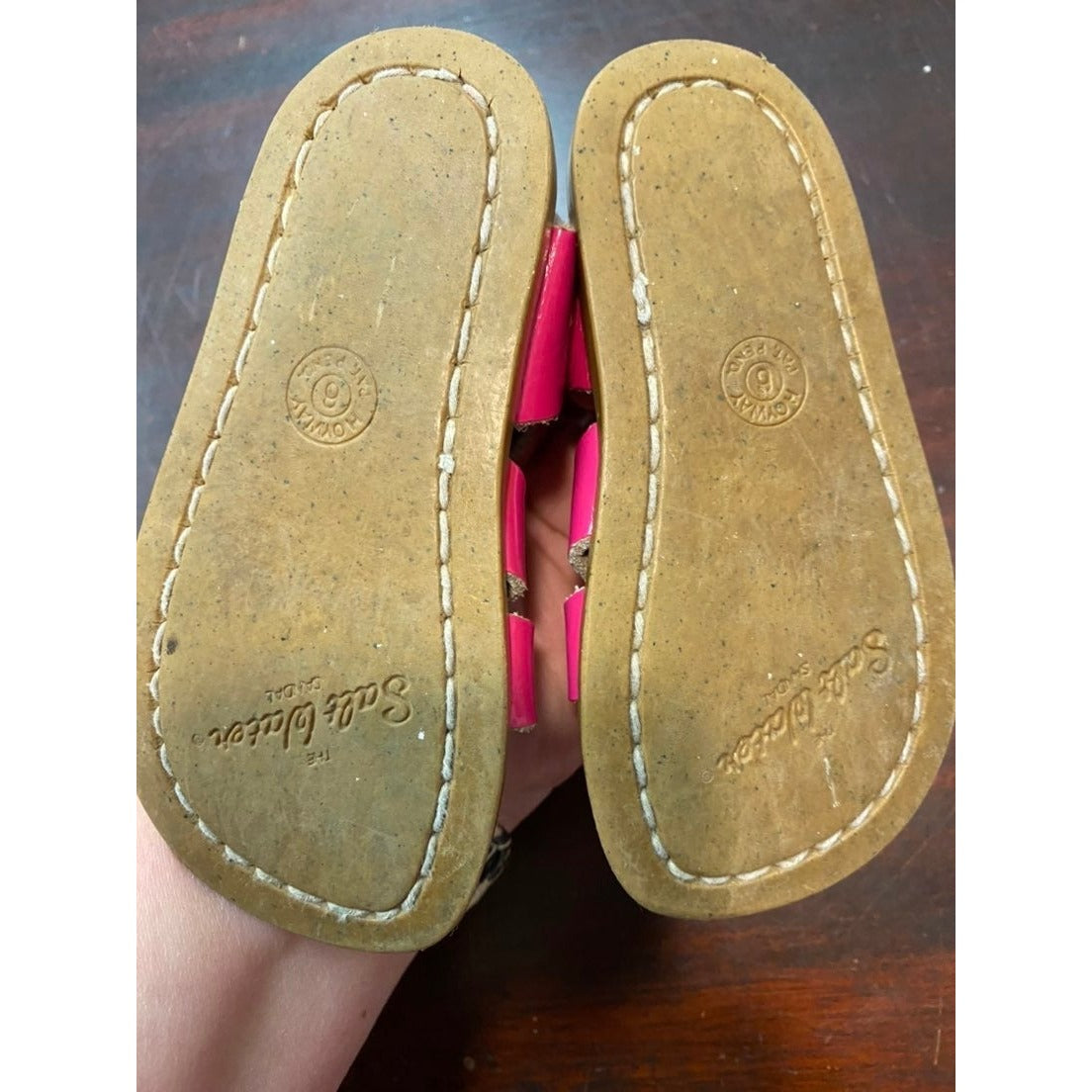 Pink Salt Water Sandals size 6