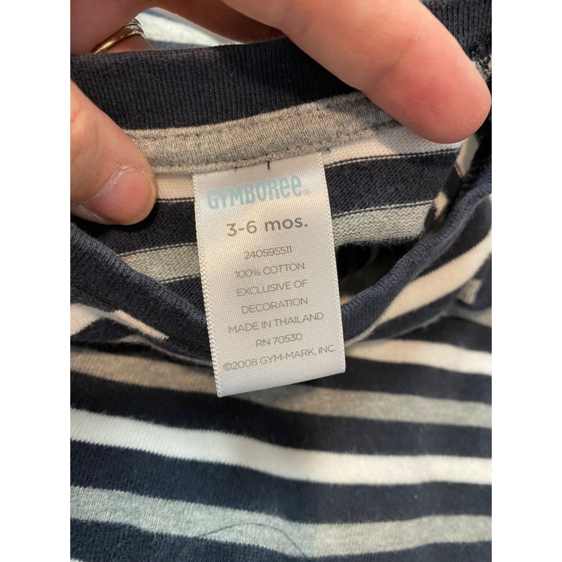 3-6 months Gymboree football romper