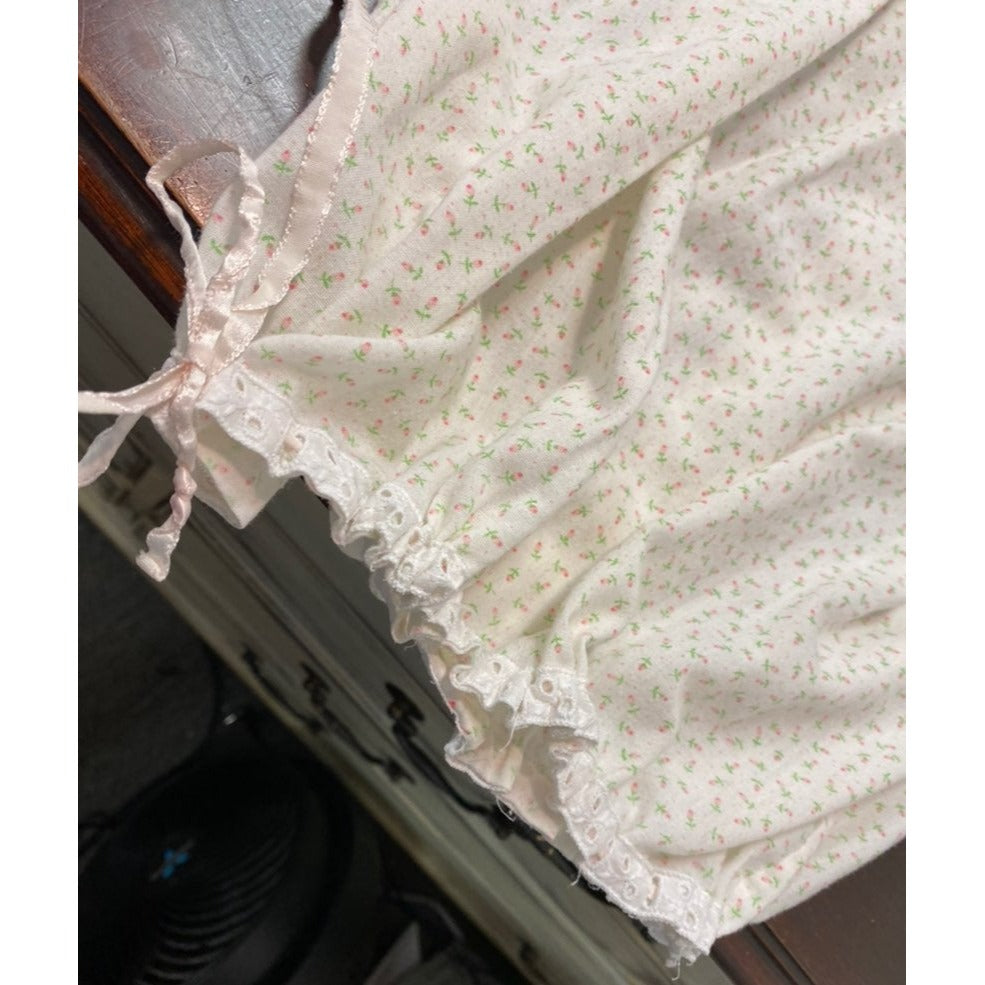 Vintage baby girls floral gown