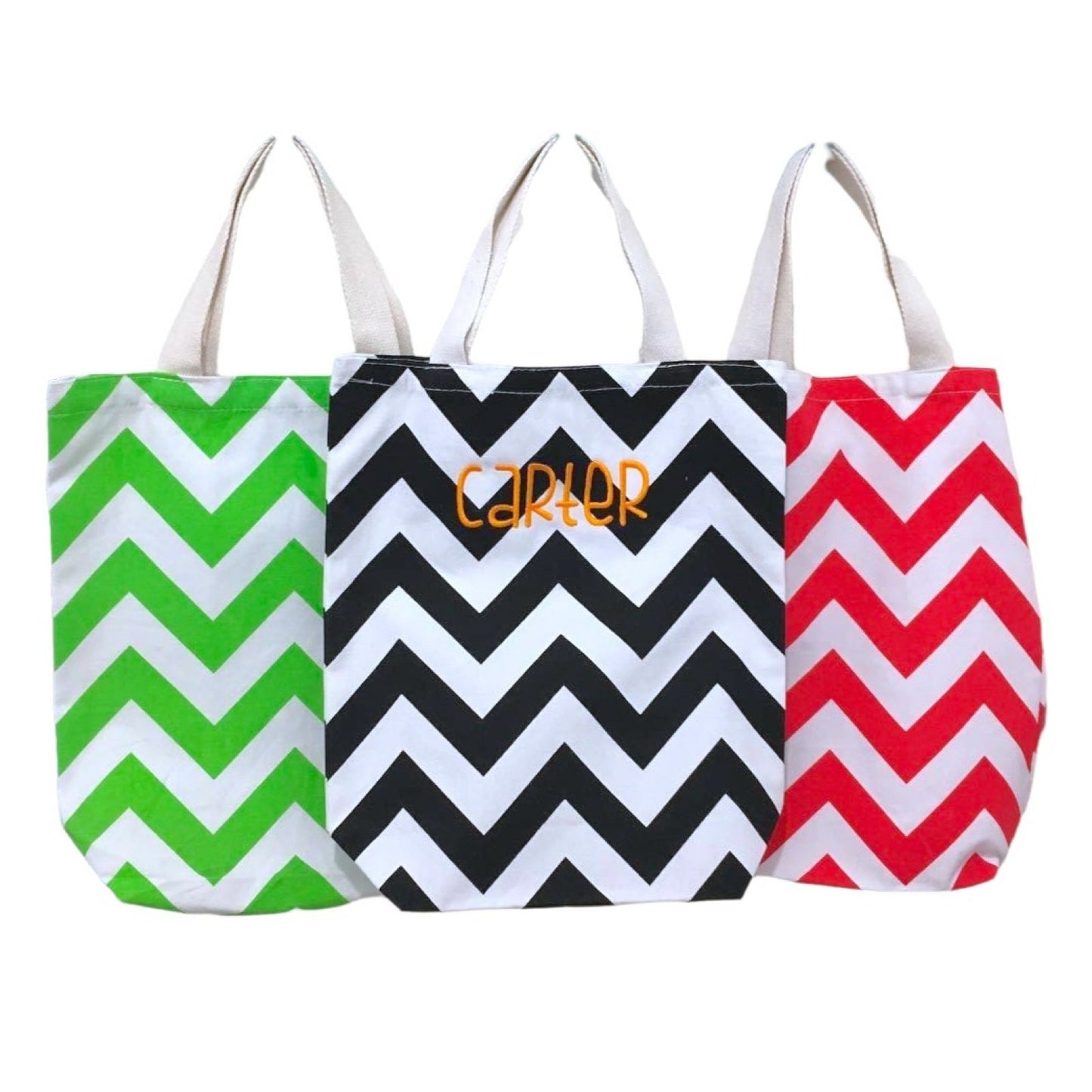 New Chevron Trick or Treat or holiday gift bags