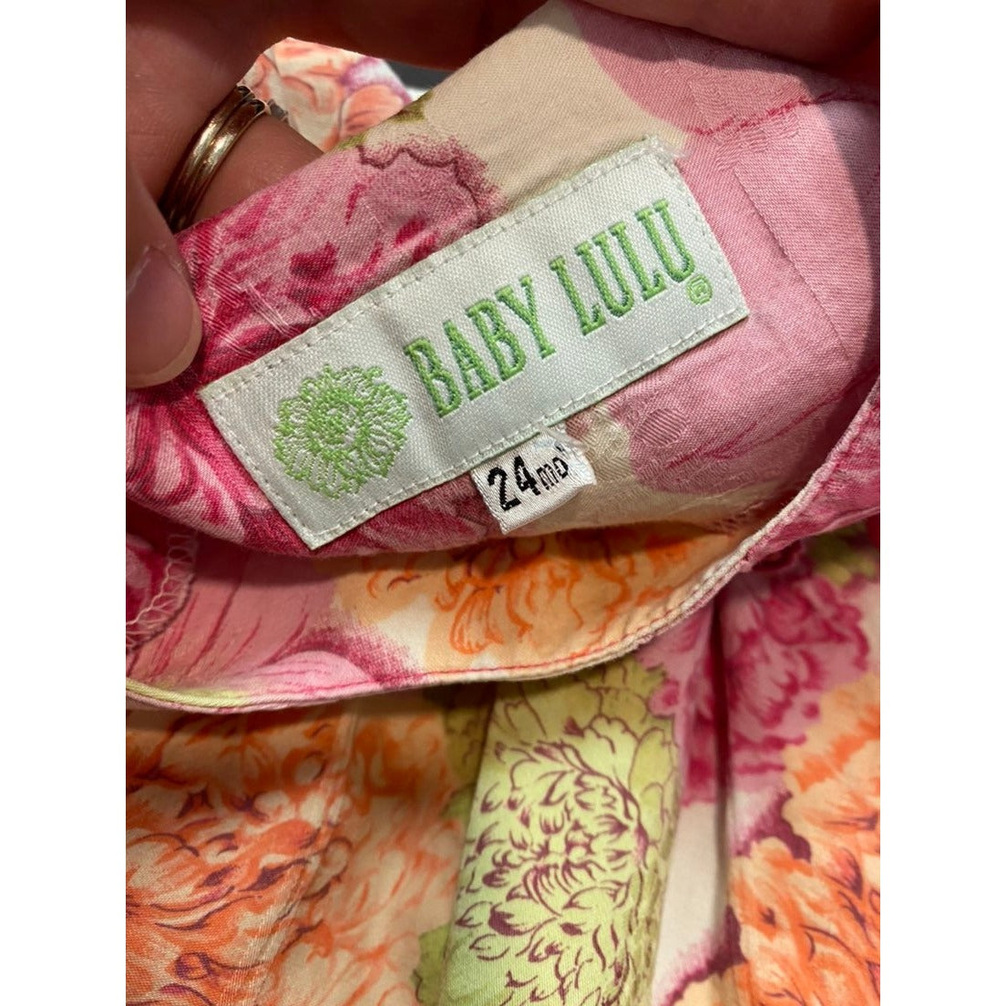 24 months Baby Lulu floral Dress