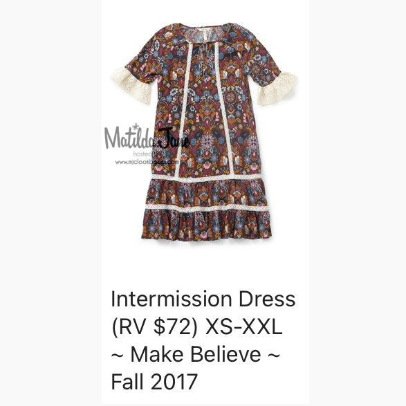 XS Matilda Jane womens dress
