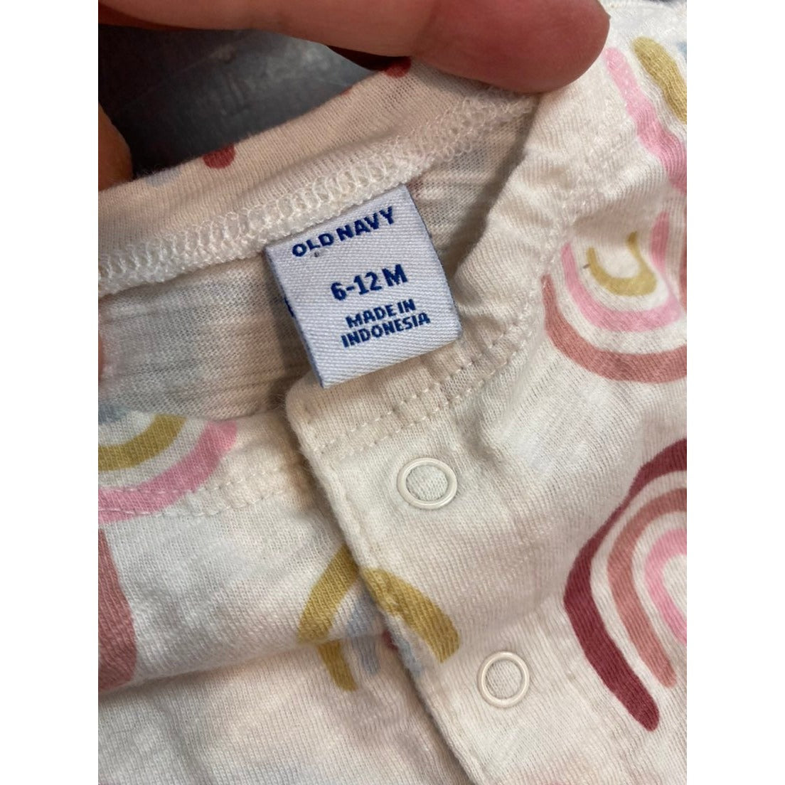 6-12 months rainbow Romper