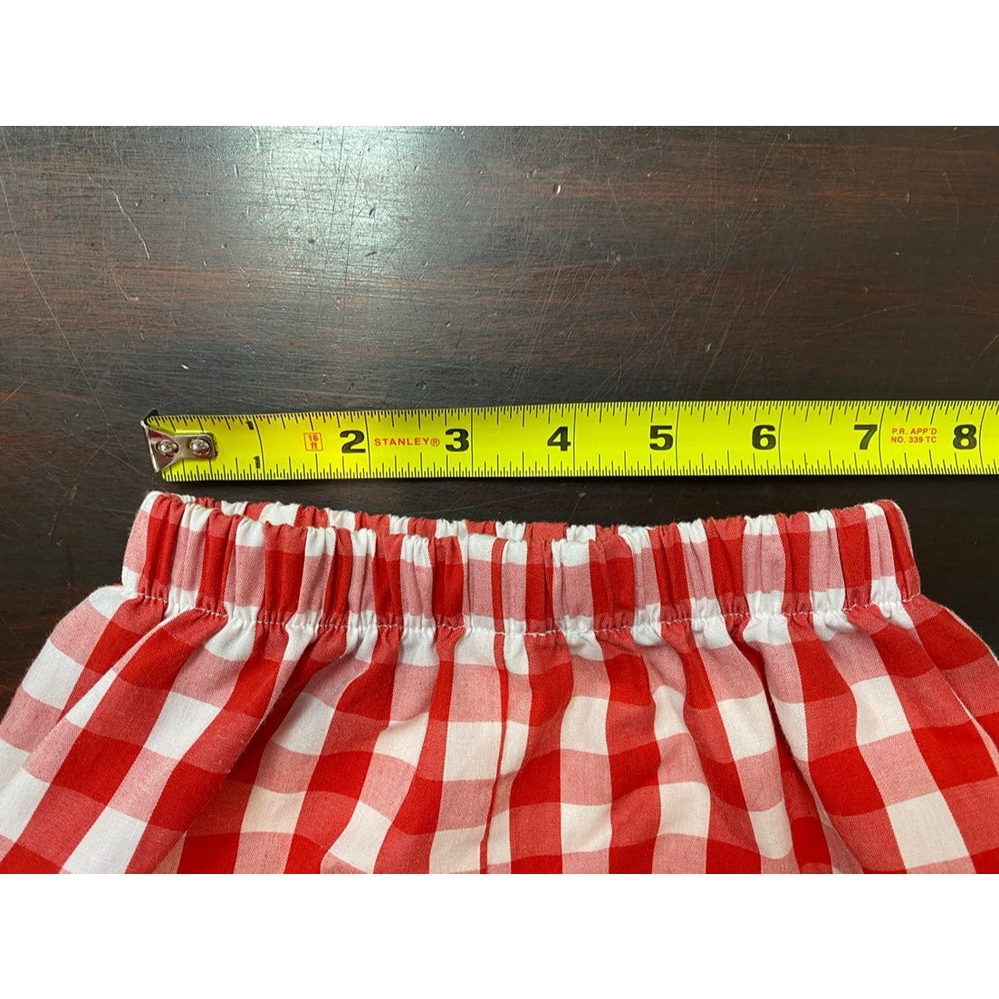 Red gingham bloomers