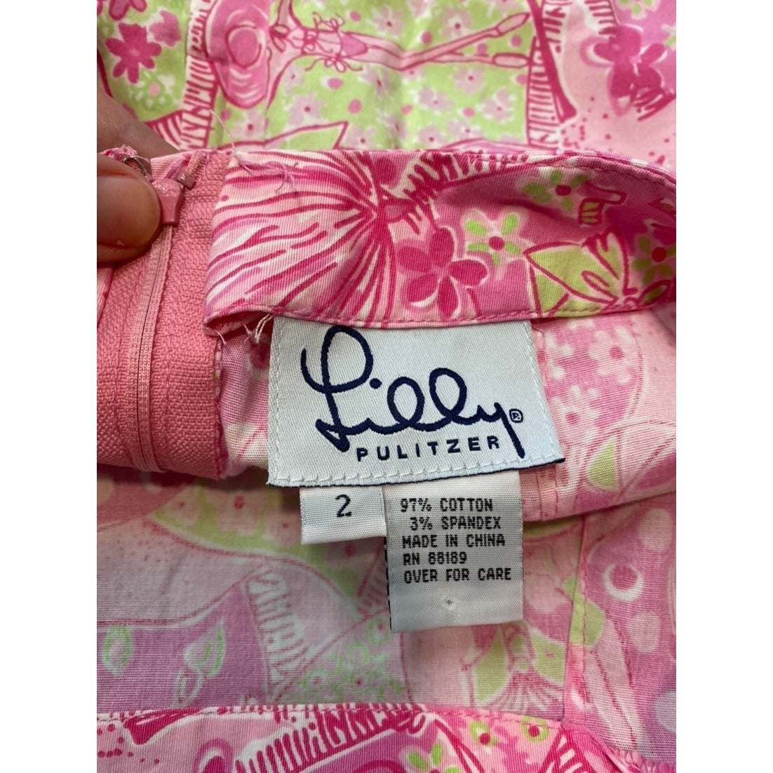 Lilly Pulitzer skirt beach pink