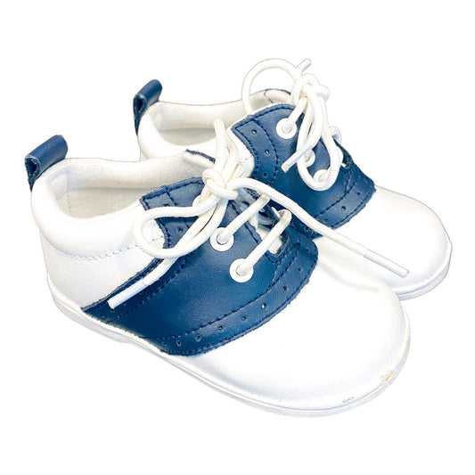 Size 5 Angel baby Austin leather saddle Oxford shoes
