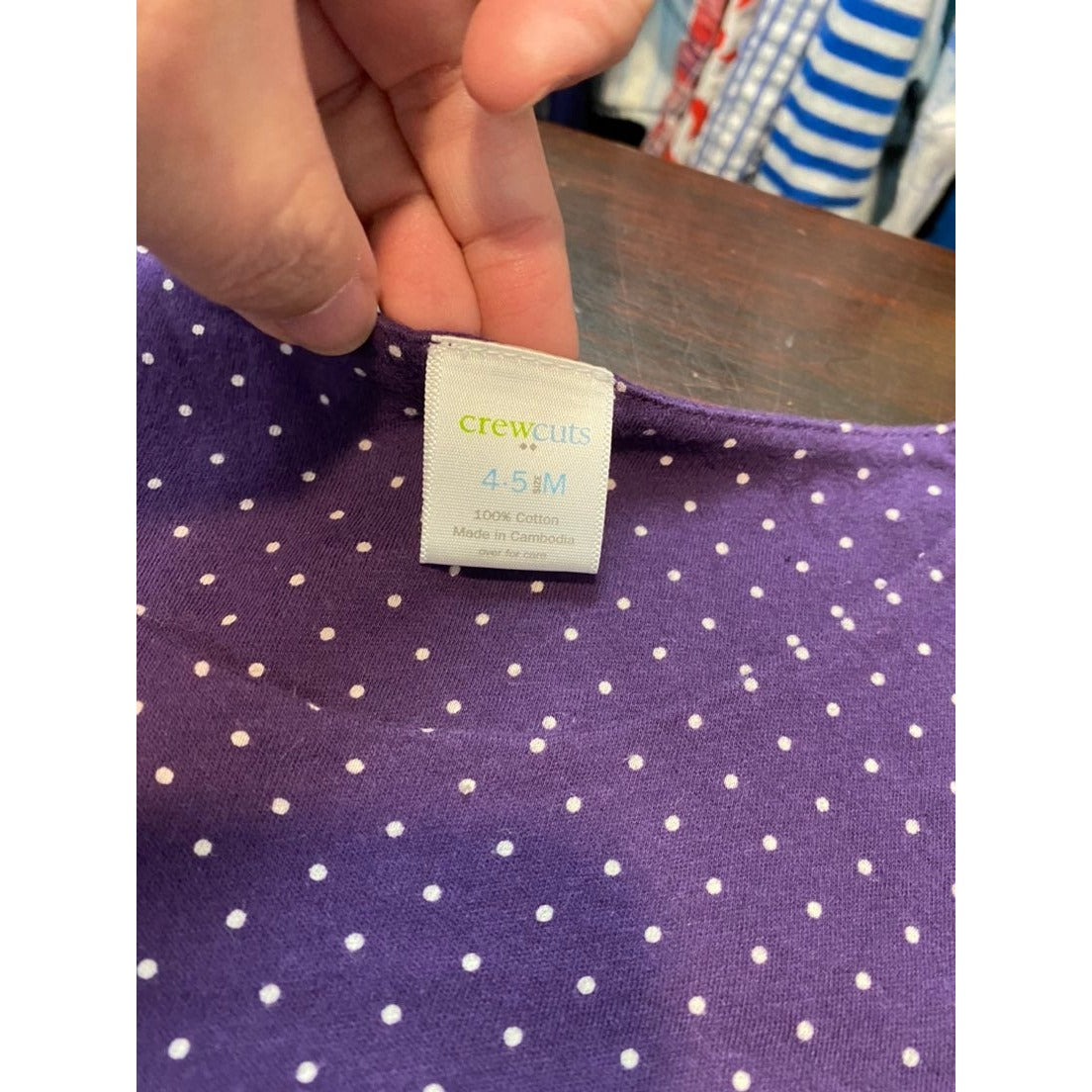 4/5 Crewcuts girls purple Top