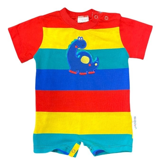 12 months vintage Dinosaur Romper