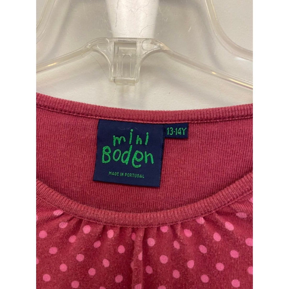 13/14 mini boden polka dot tunic