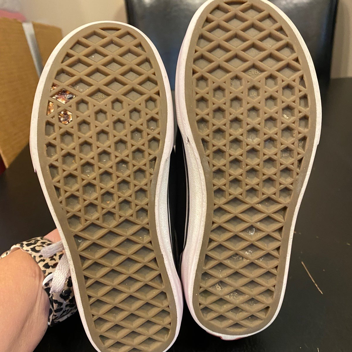 Vans Old Skool kids 12.5 leather sneakers