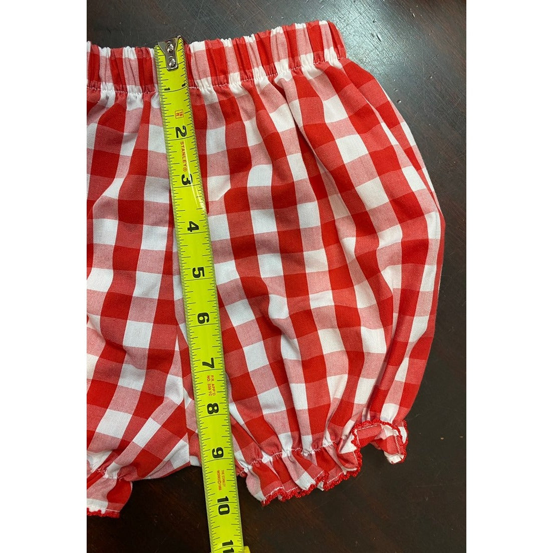 Red gingham bloomers