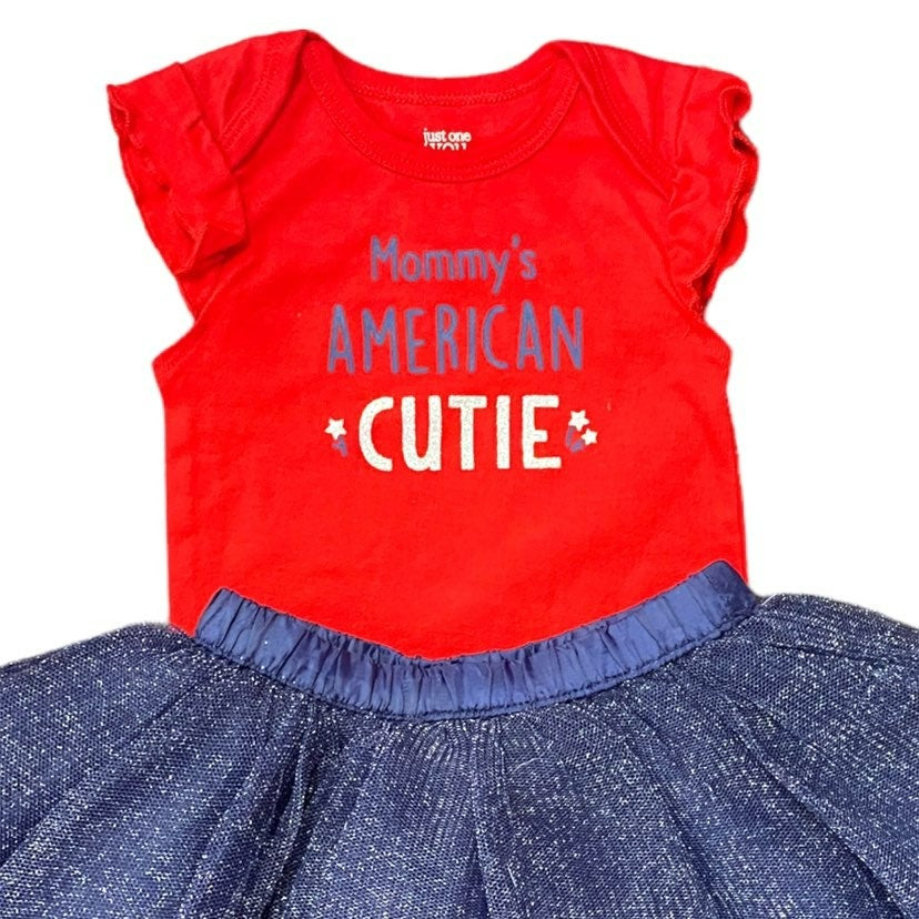 6-12 months girls 4th of July bundle