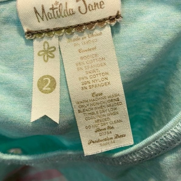 Matilda Jane ruffle Dress size 2