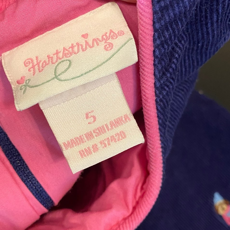 Size 5 Hartstrings winter puppy dress