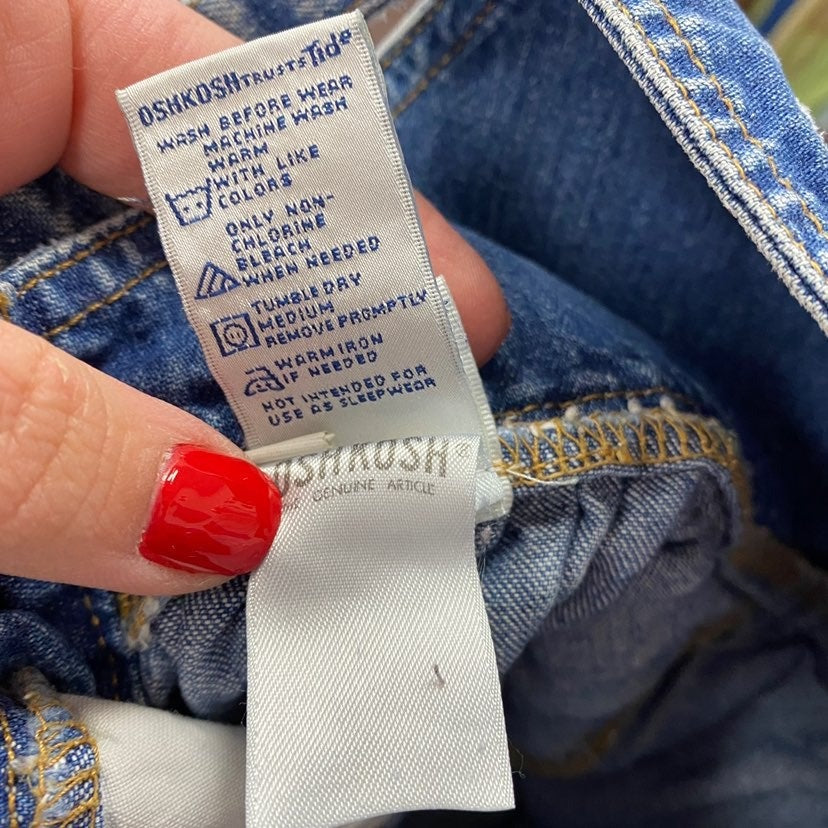 12 months vintage Oshkosh denim overalls dress