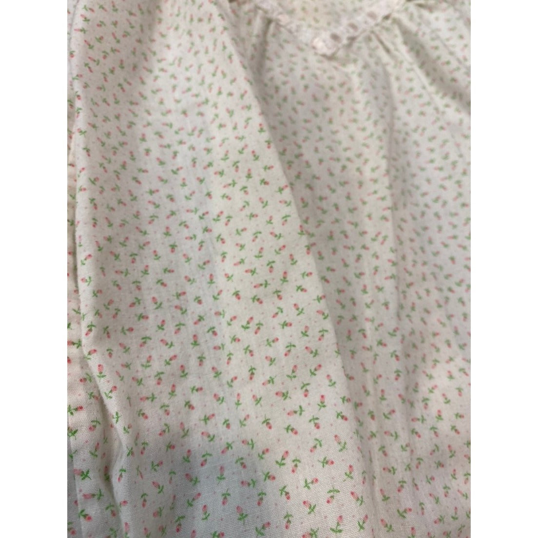 Vintage baby girls floral gown