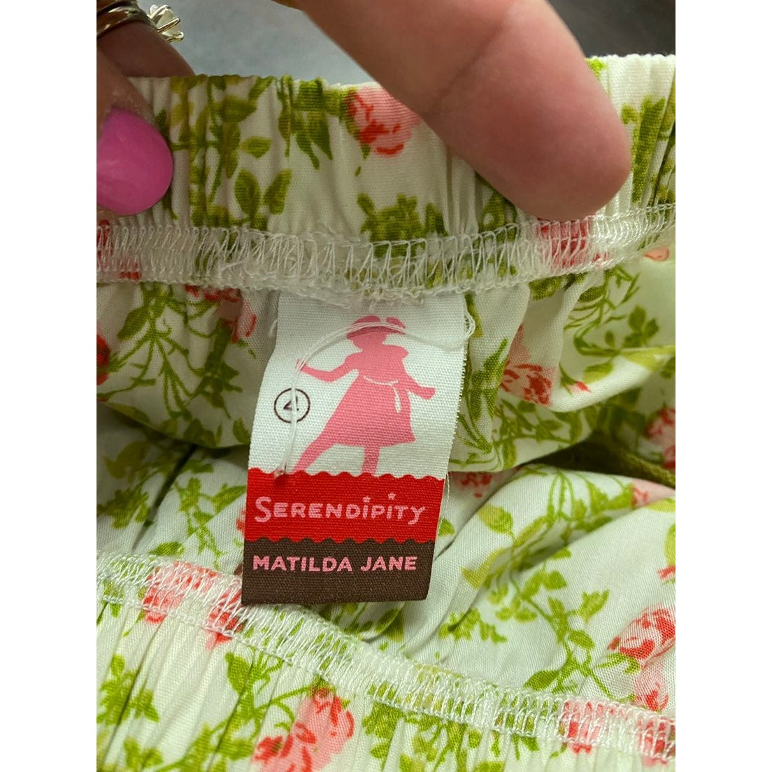 Size 4 Matilda Jane cotton candy tutu Skirt