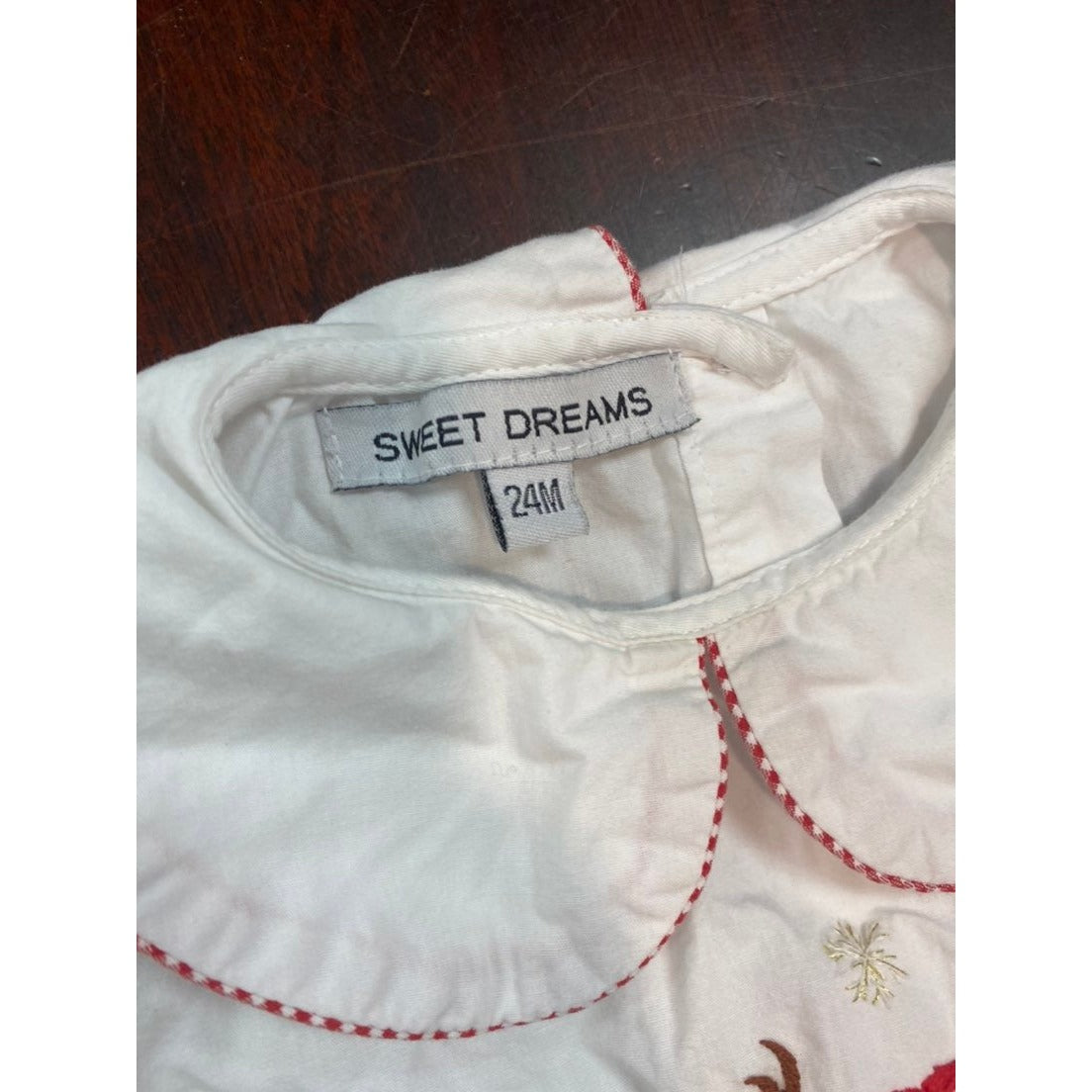 24 months Christmas gown with reindeer