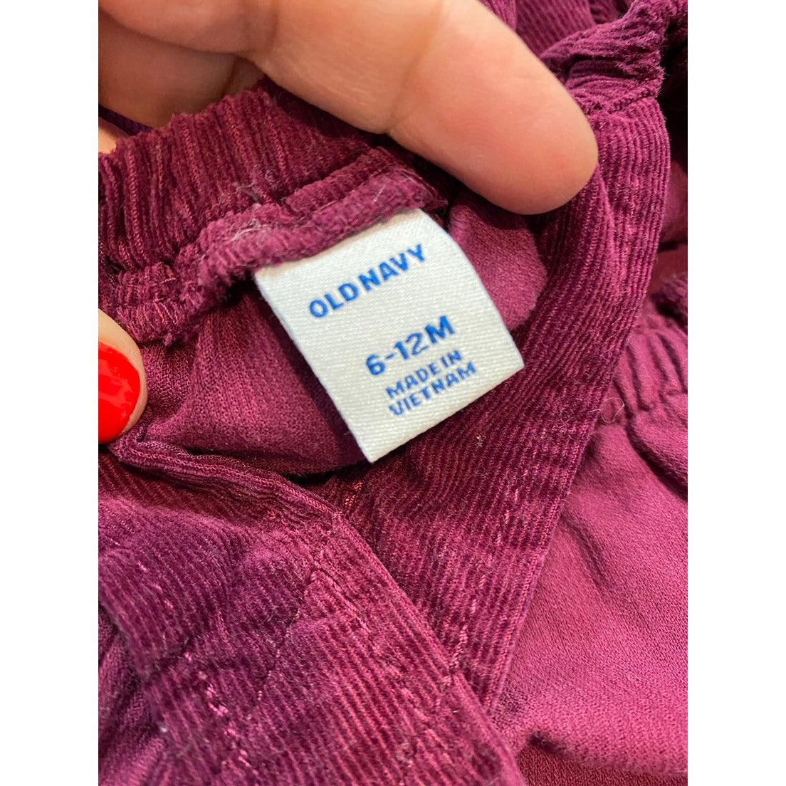 6-12 months Old Navy cord bubble