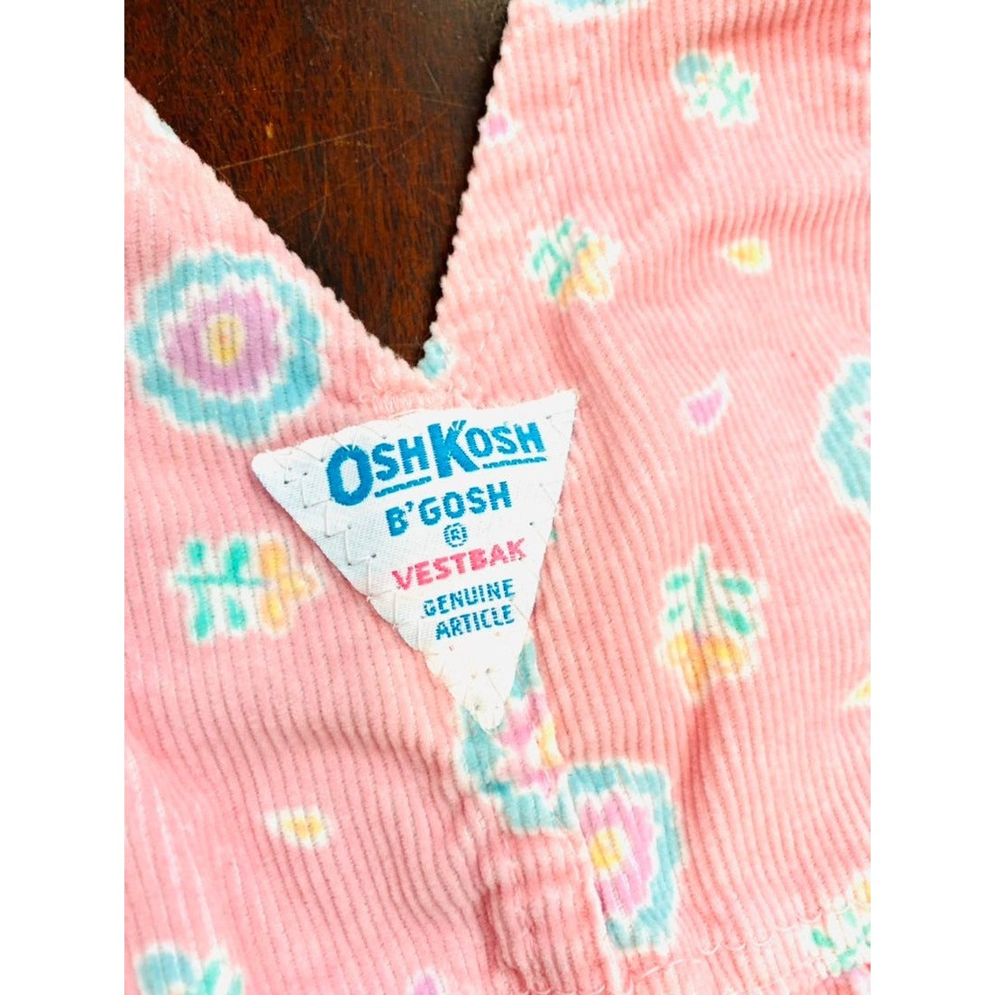 Vintage pink Osh Kosh Overalls made in USA