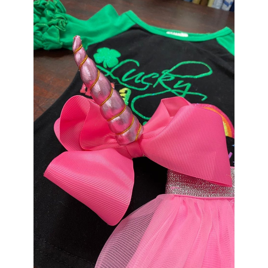 12-18 months St Patrick's Day unicorn bundle