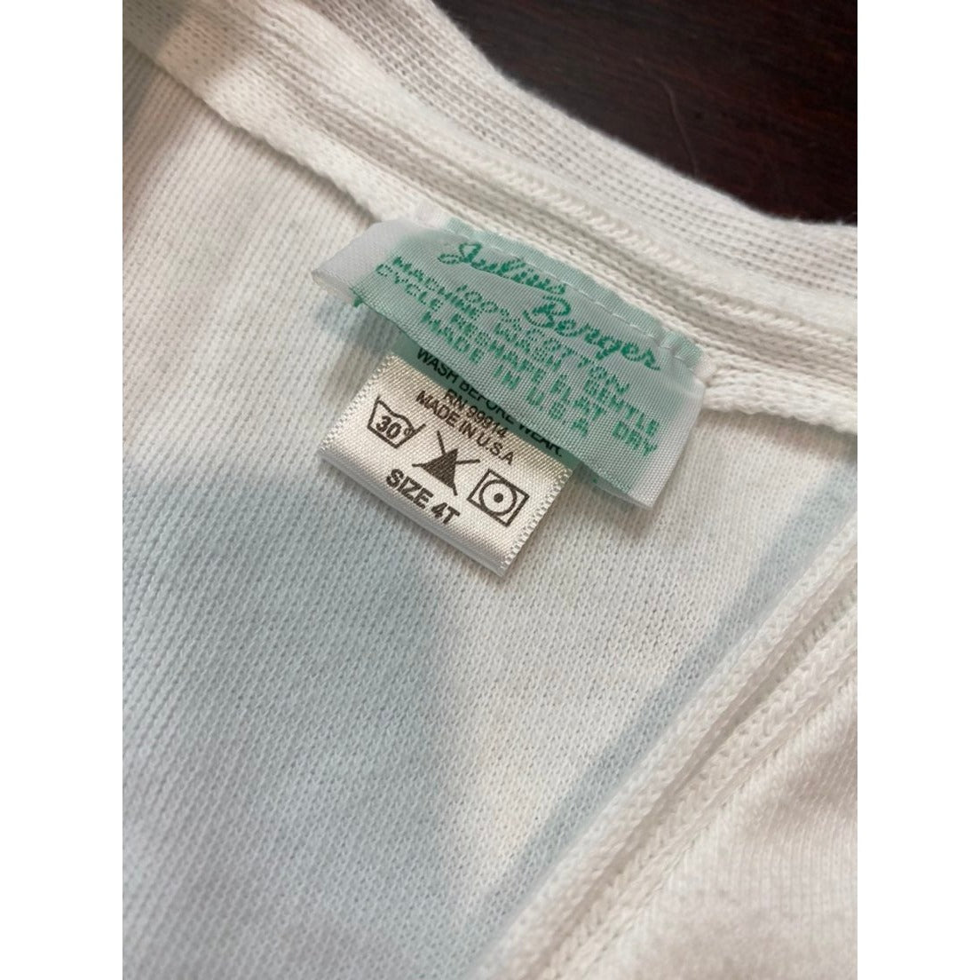 Size 4 white Cardigan