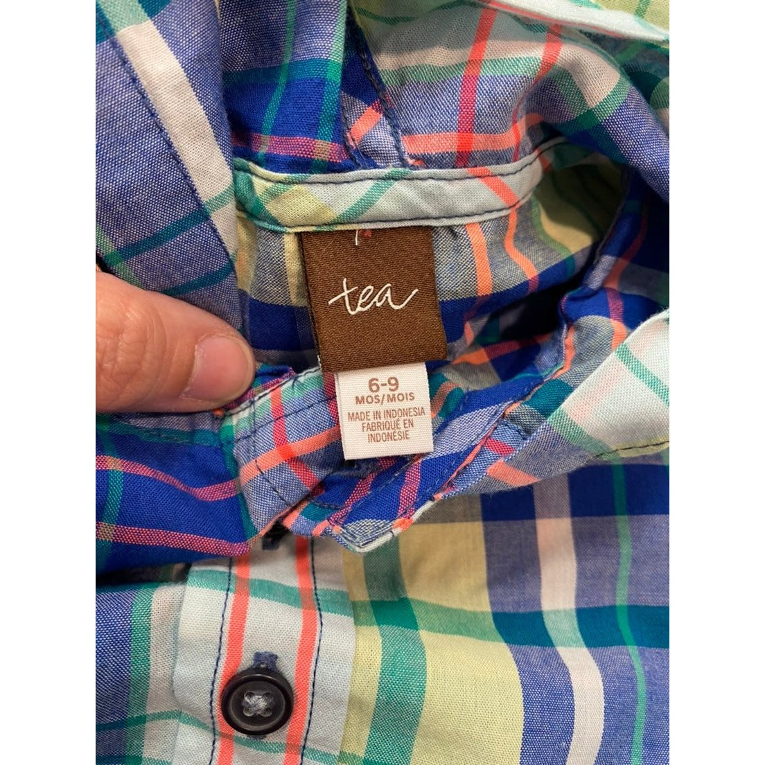 6-9 months tea collection hooded shirt