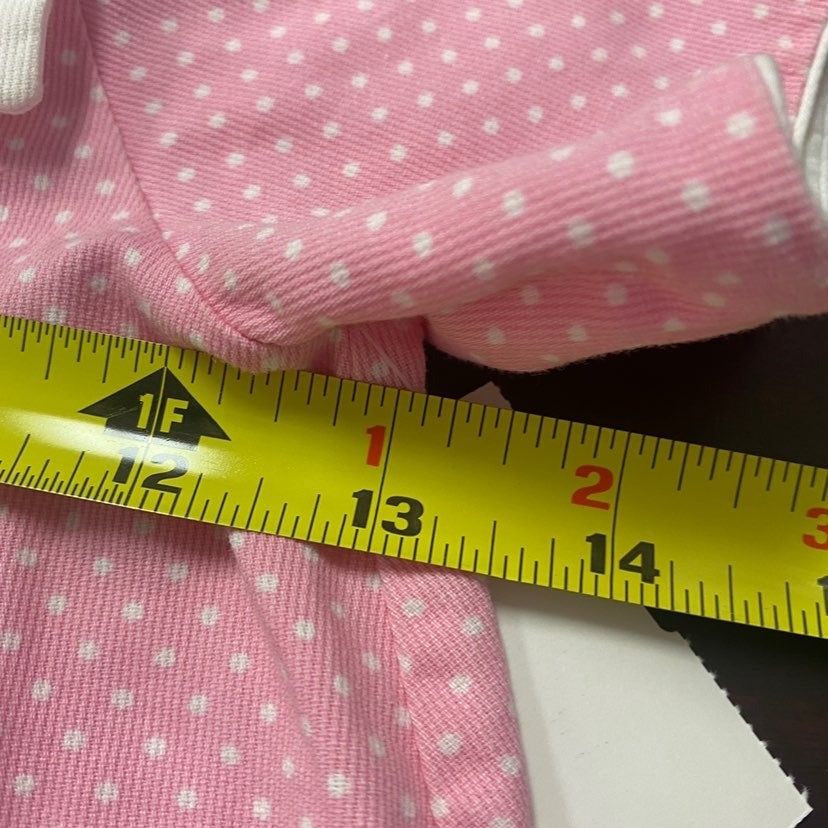 Girls vintage pink dot Dress