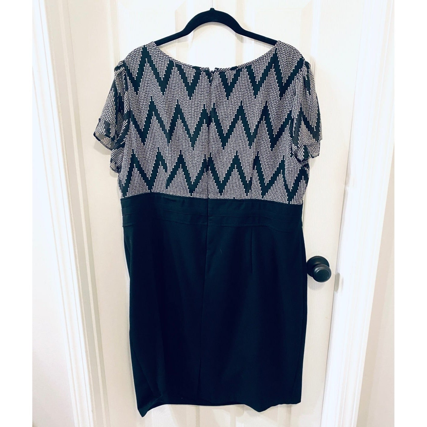 22W black cocktail Dress