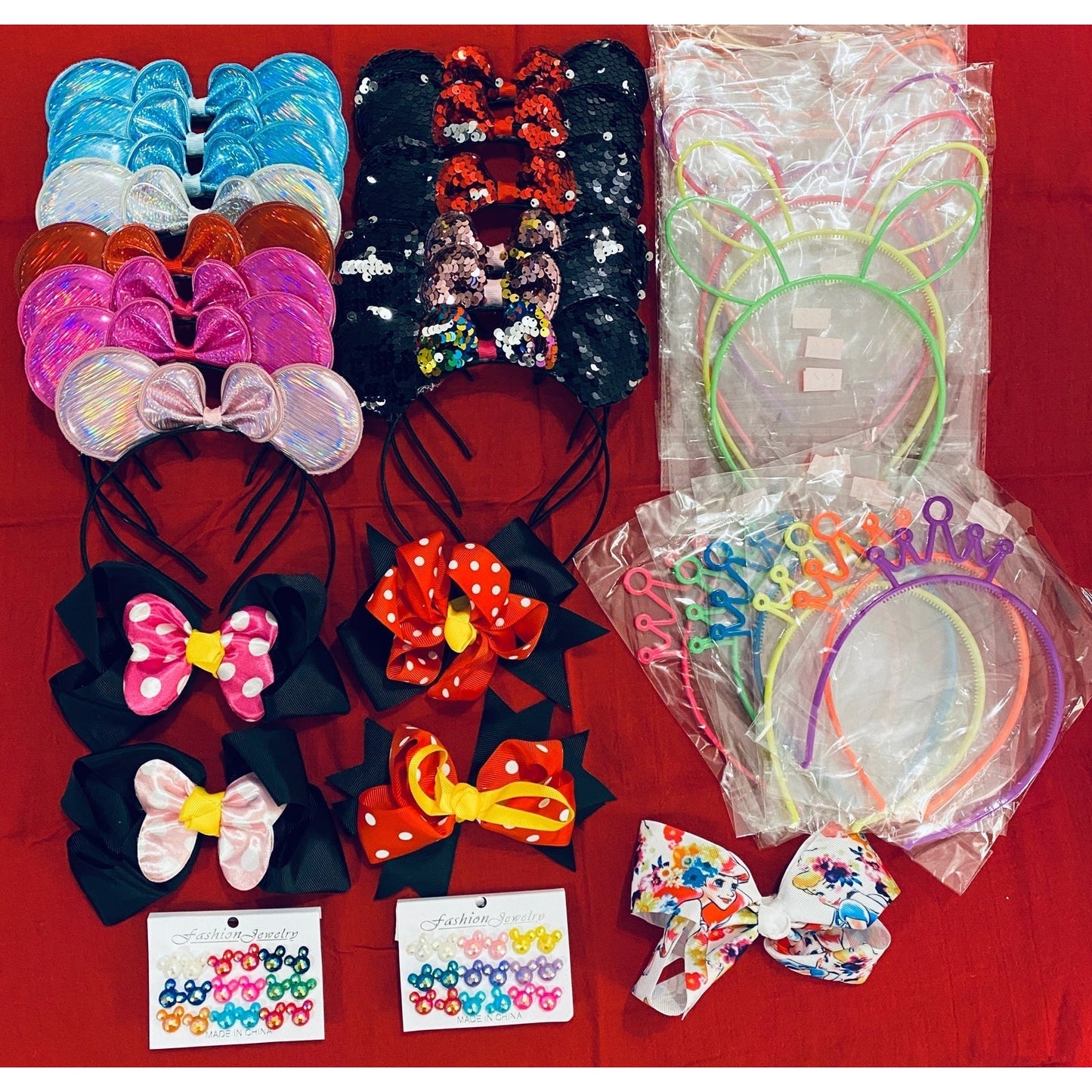New Disney World bundle gift set of bows and headbands