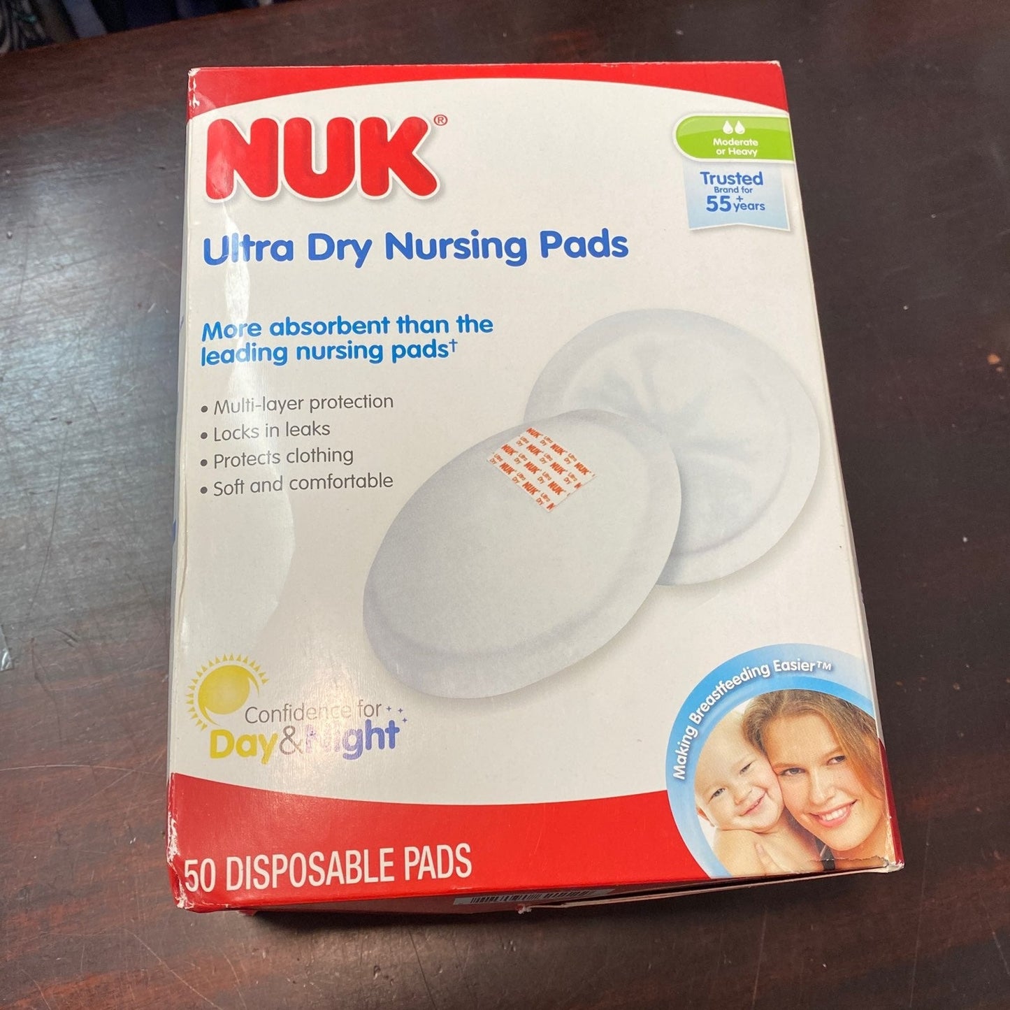 NEW Nuk nursing pads - 50 count