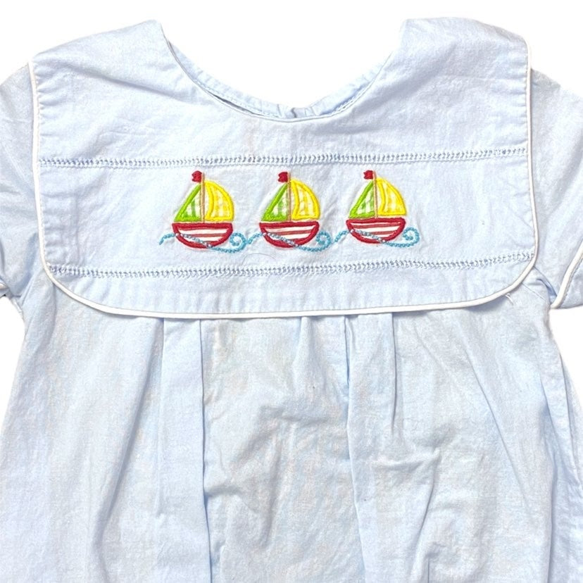 18-24 months sailboat heirloom bubble