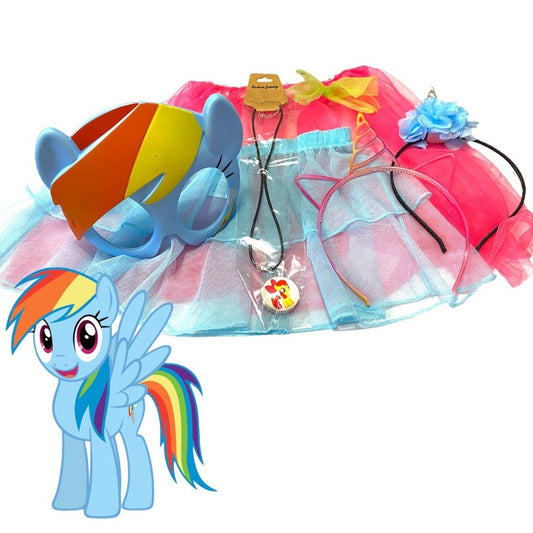 My Little Pony Rainbow Dash costume bundle