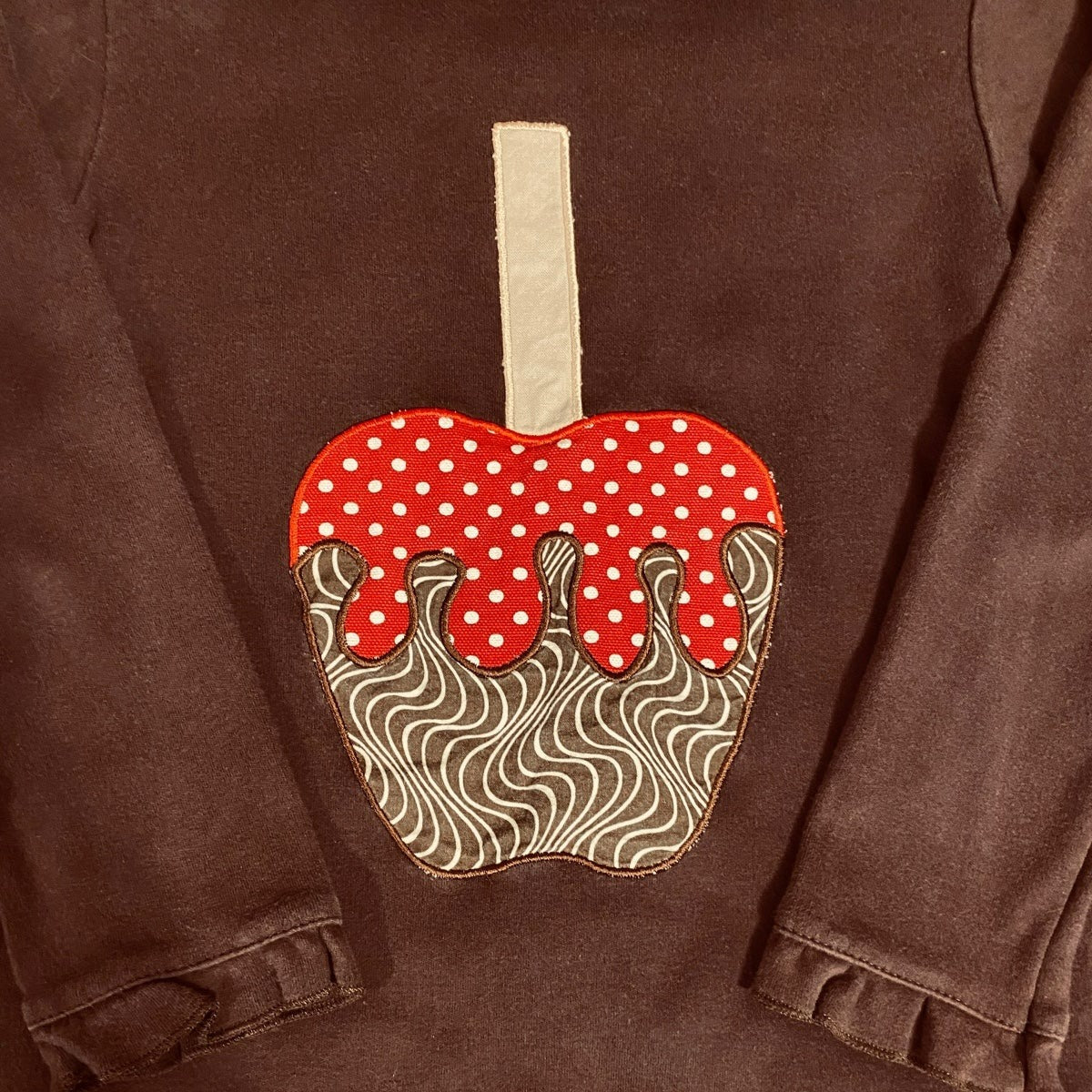 Size 6 Fall or Halloween candy apple ruffle outfit